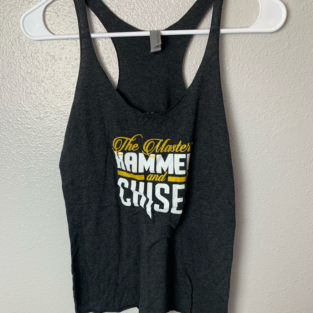 Master hammer workout tank